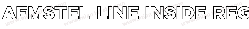 Aemstel Line Inside Regular字体转换